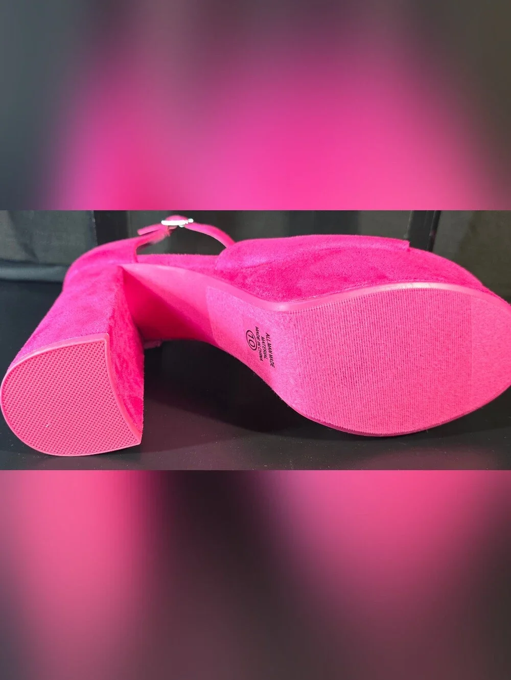 SODA “Talisa” Hot Pink Platform Heels – Women’s Size 10 – New in Box